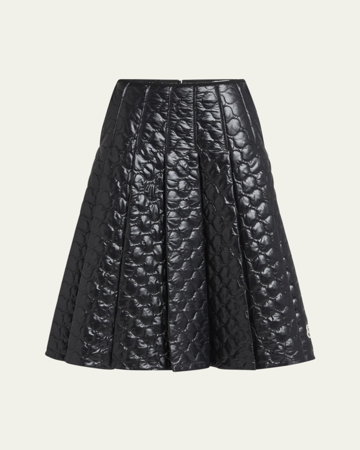 Moncler Pleated Down Midi Skirt