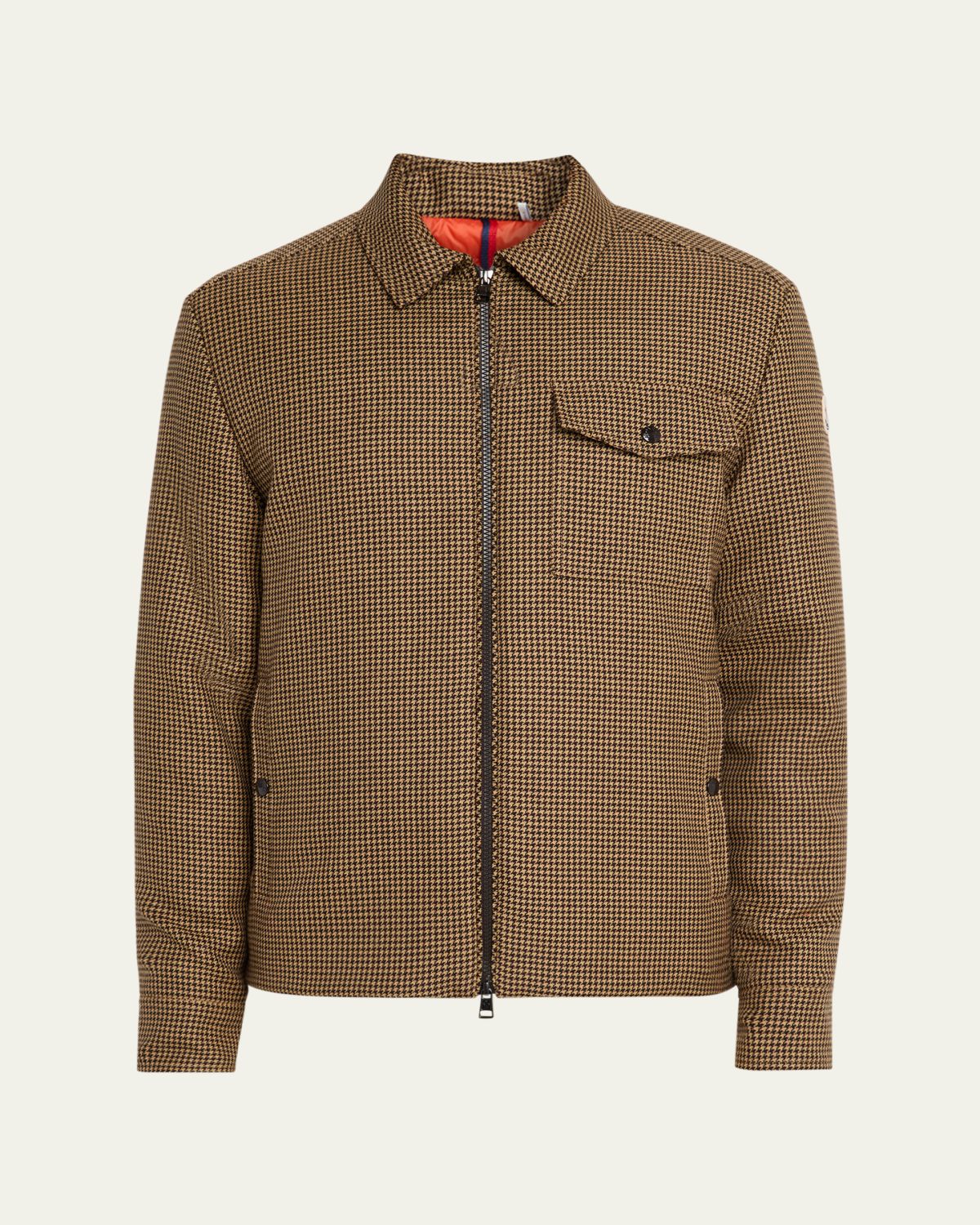 Moncler Men's Escaut Wool Down Shirt Jacket