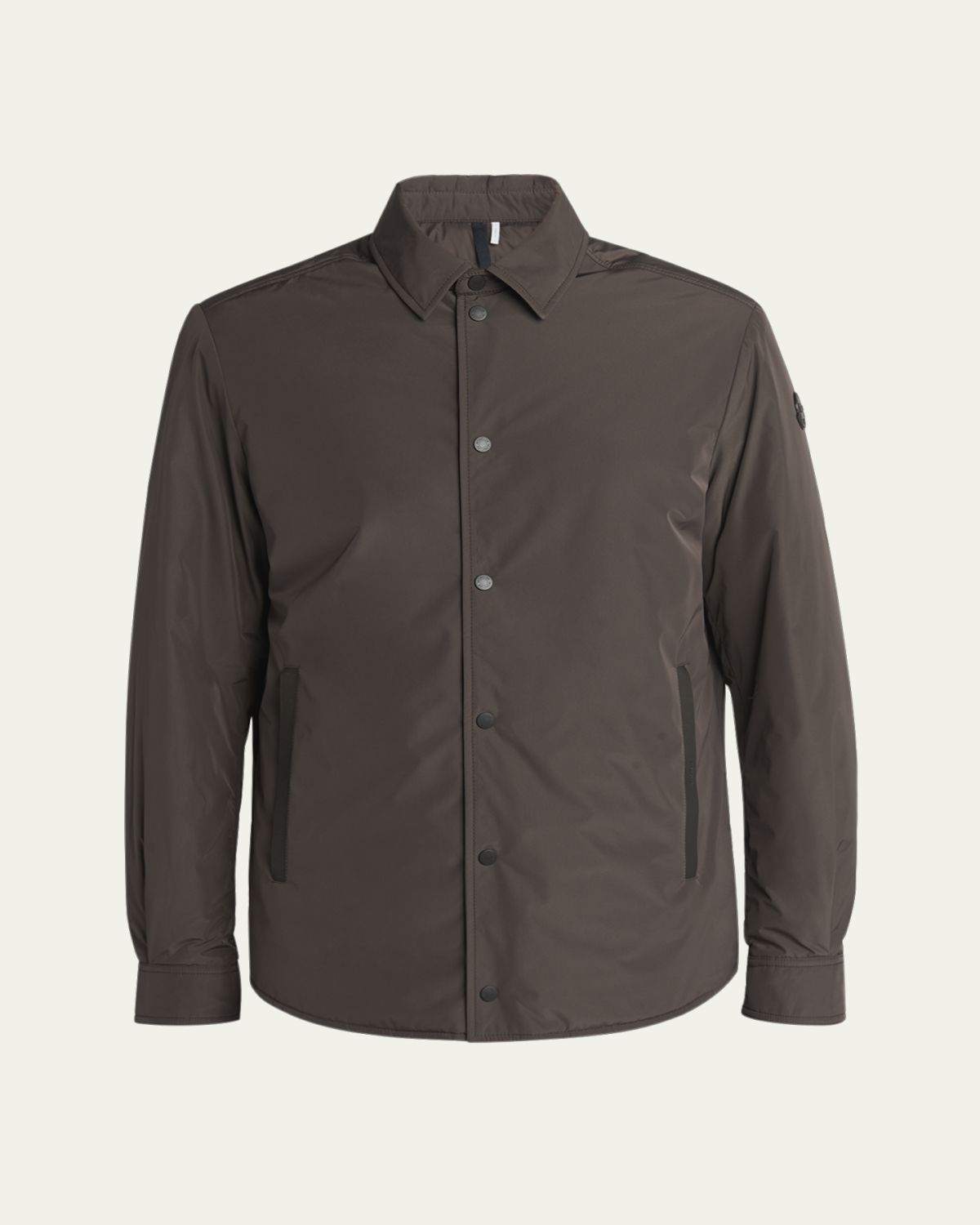 Moncler Men's Edit Dark Brown Gascogne Shirt Jacket