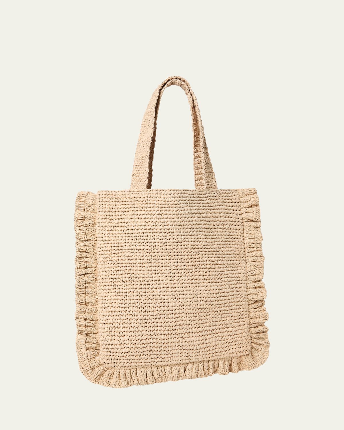 Loeffler Randall Justine Ruffle Crochet Tote Bag