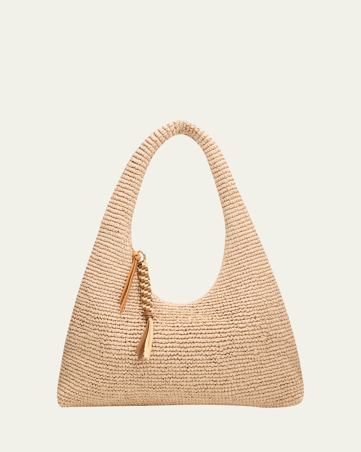 Loeffler Randall Willow Crochet Zip Hobo Bag