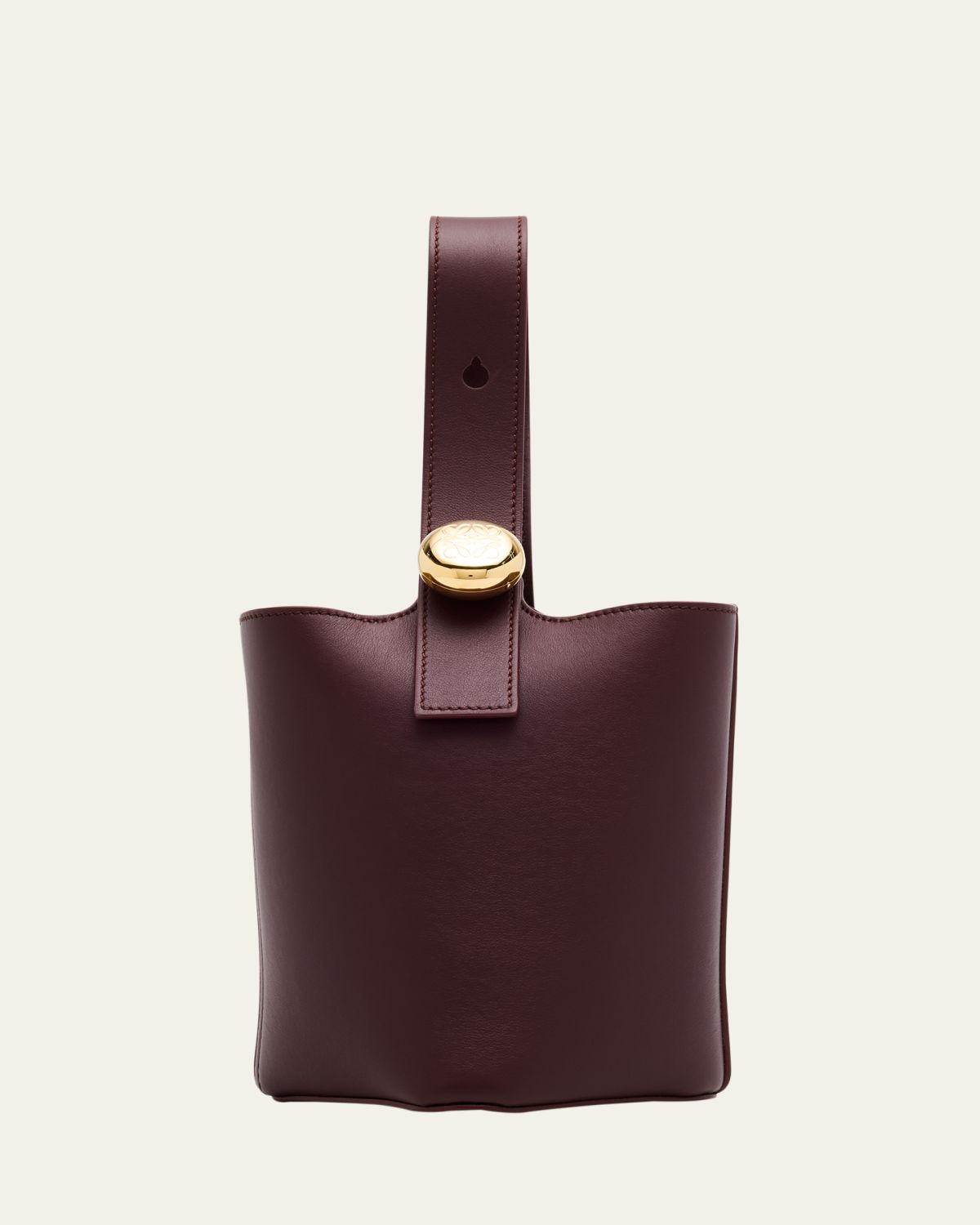 Loewe Pebble Mini Bucket Bag in Smooth Leather