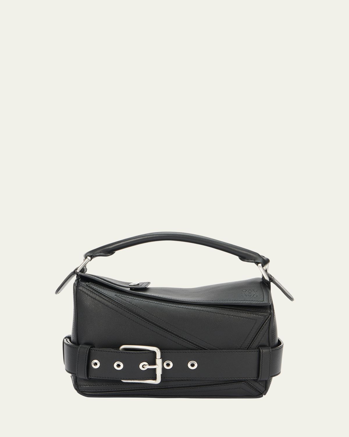 Loewe Puzzle Biker Top-Handle Bag in Shiny Leather | Thumbnail 6 Loewe Puzzle Biker Top-Handle Bag in Shiny Leather | Thumbnail 6