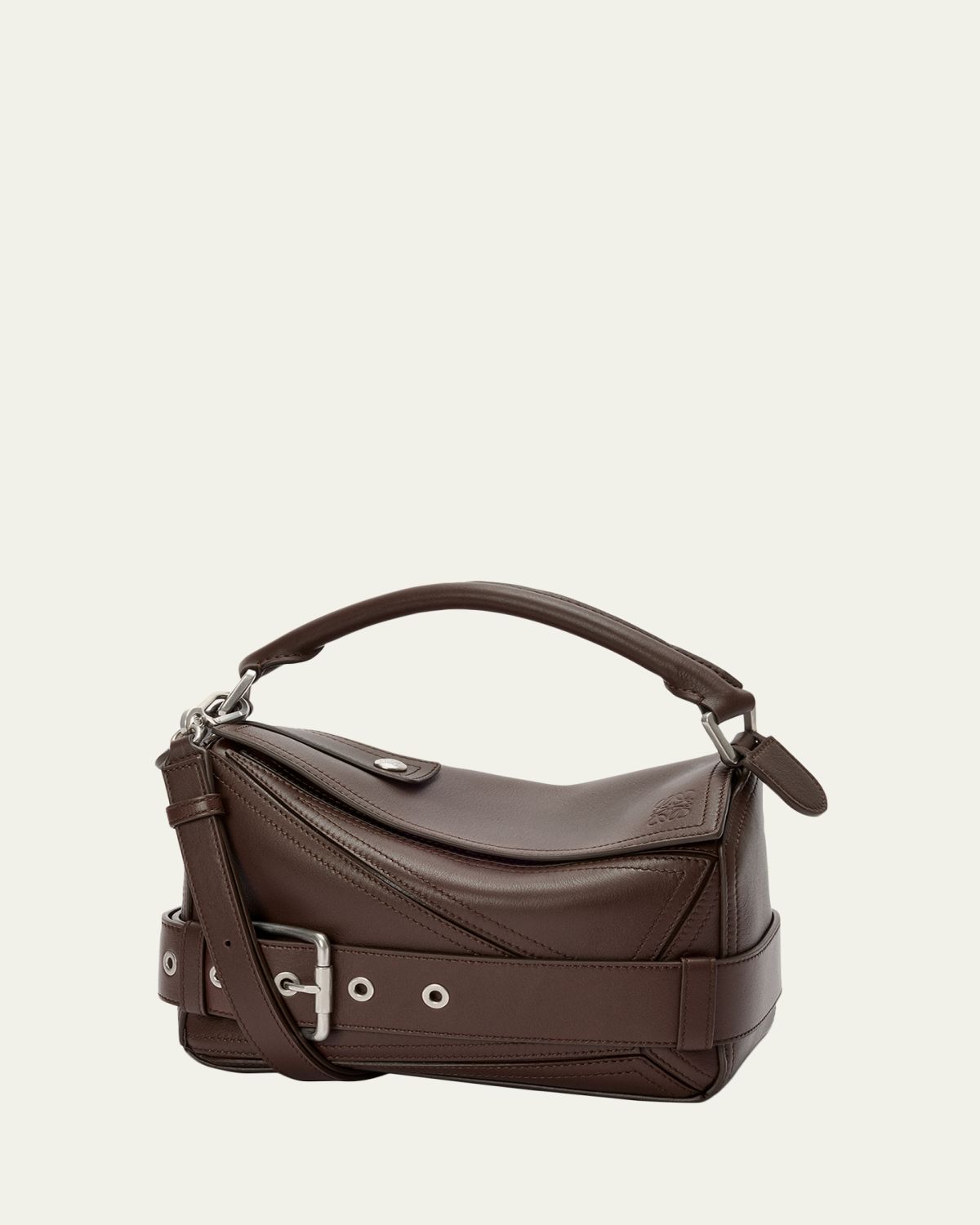 Loewe Puzzle Biker Top-Handle Bag in Shiny Leather | Thumbnail 6 Loewe Puzzle Biker Top-Handle Bag in Shiny Leather | Thumbnail 6