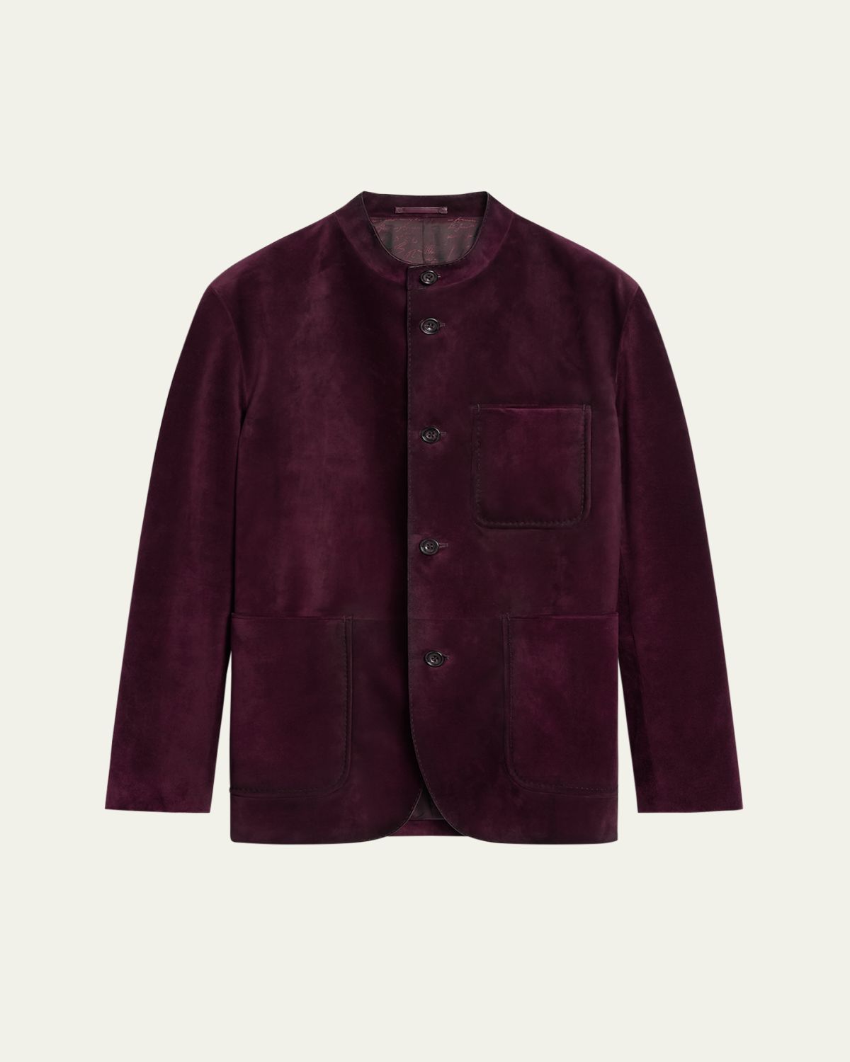 Berluti Men's Suede Patina Chore Jacket