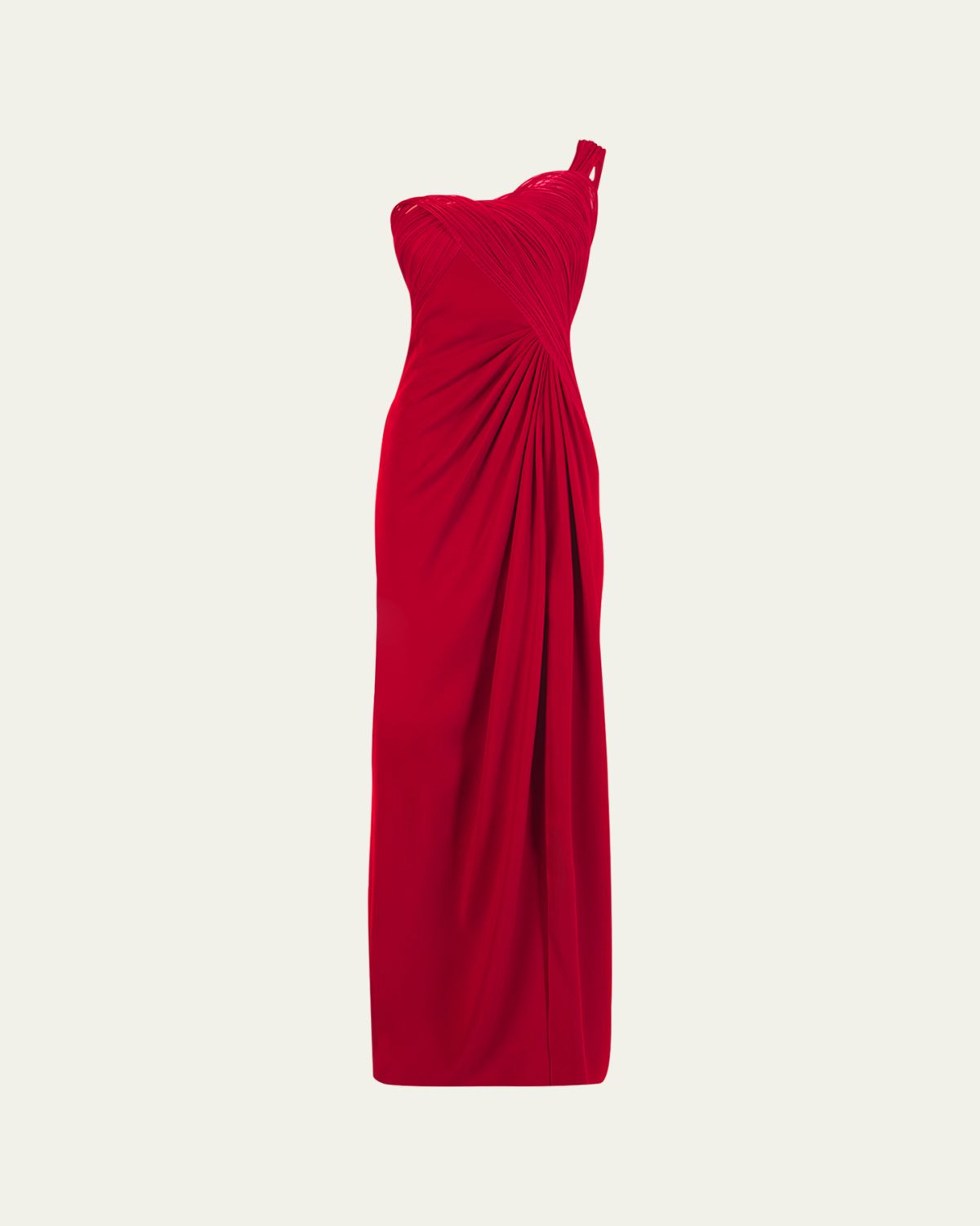 Gaurav Gupta Erytheia Sculpted One-Shoulder Column Gown