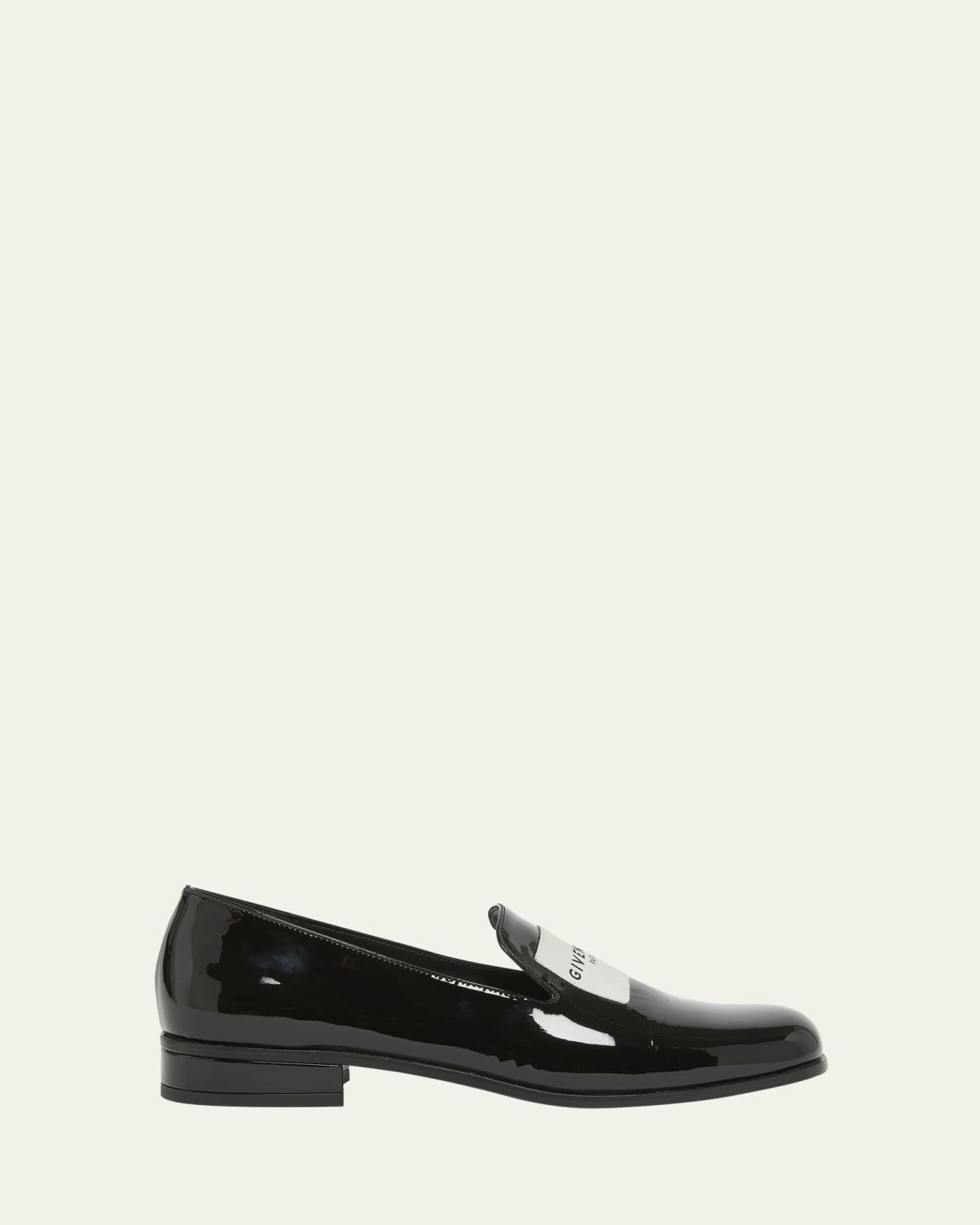 Givenchy Patent Leather Tuxedo Loafers