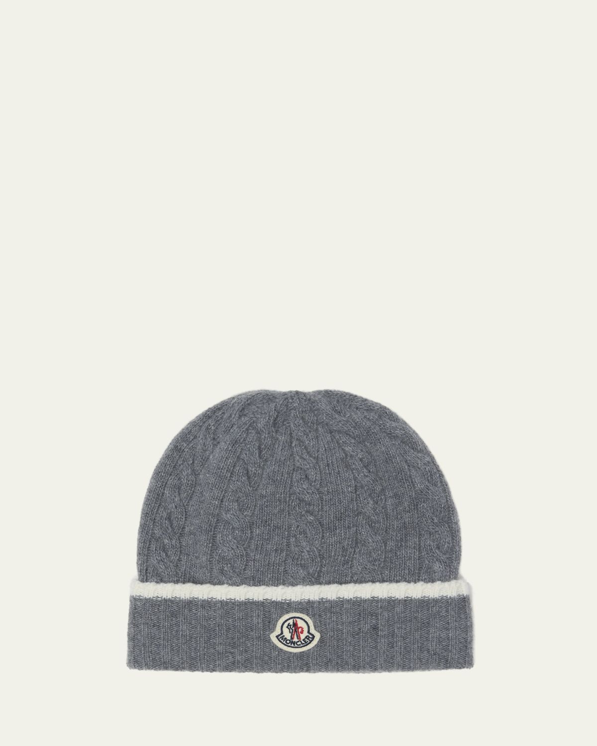 Moncler Boy's Cable-Knit Beanie, ize -L