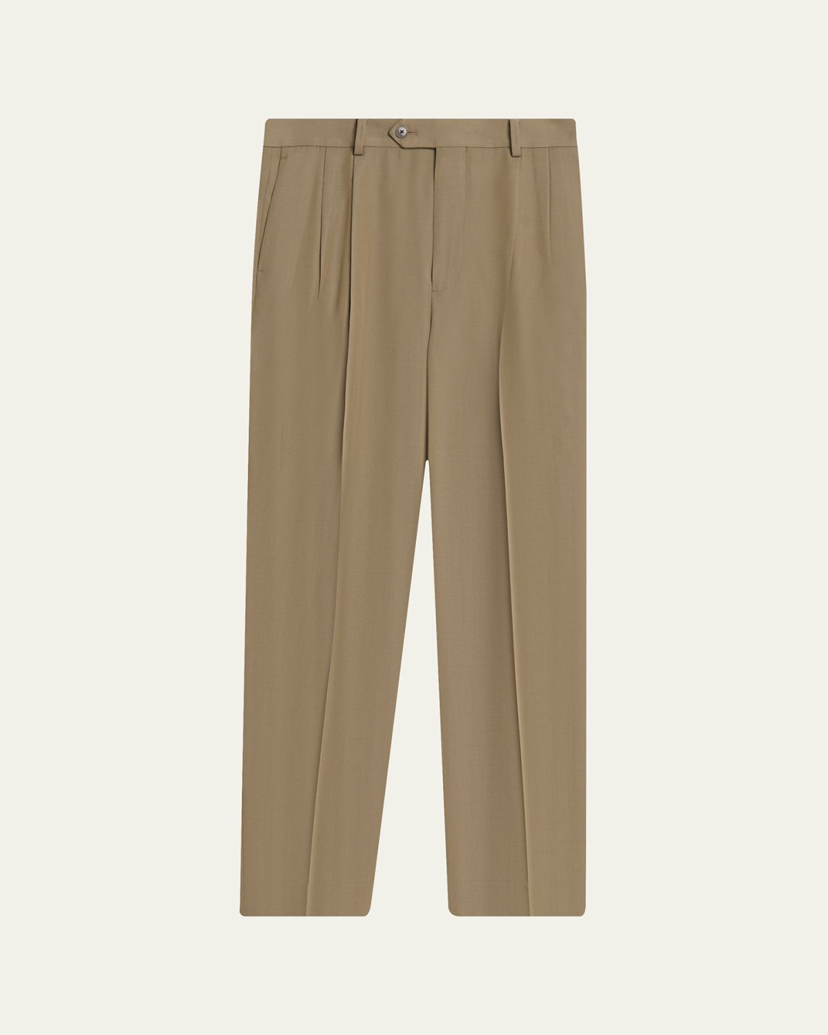 AURALEE Men's Straight-Leg Wool Pants