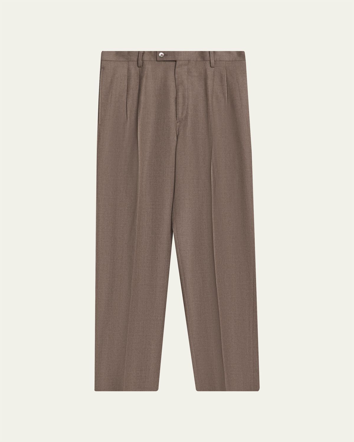 AURALEE Men 's Wool Straight-Leg Trousers