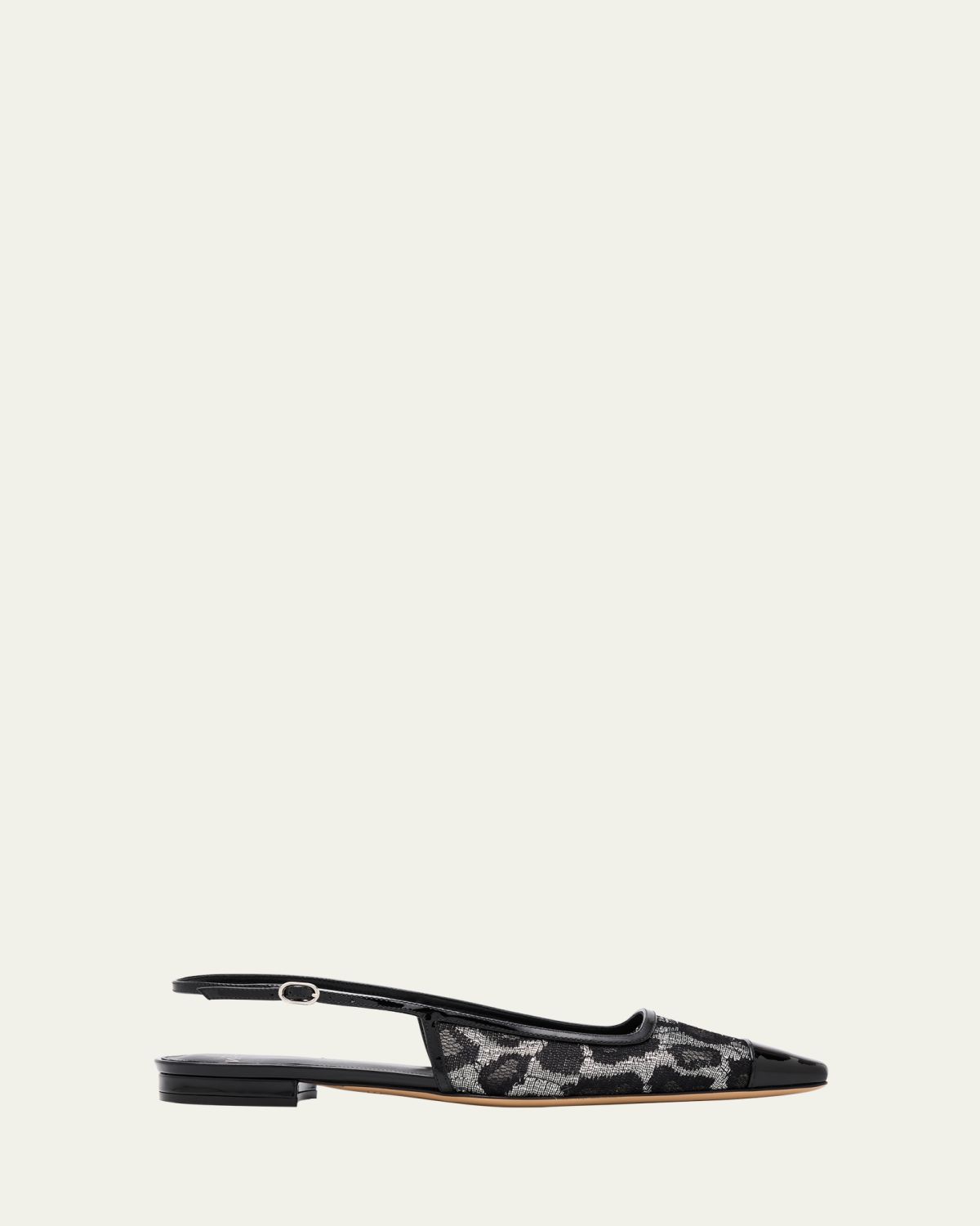 Alexandre Birman Oliva Lace Ballerina Flats
