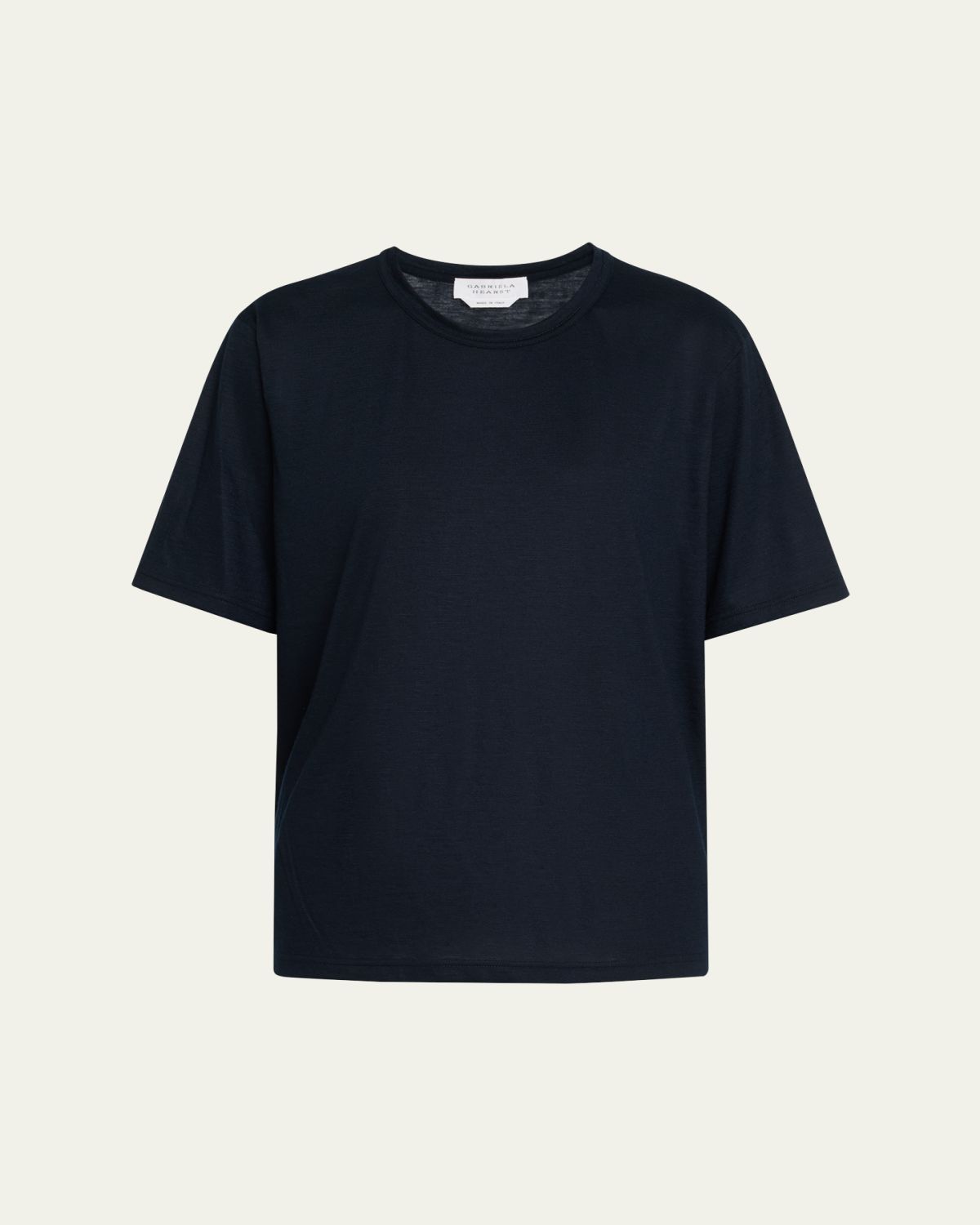 Gabriela Hearst Kirby Cashmere Short-Sleeve T-Shirt