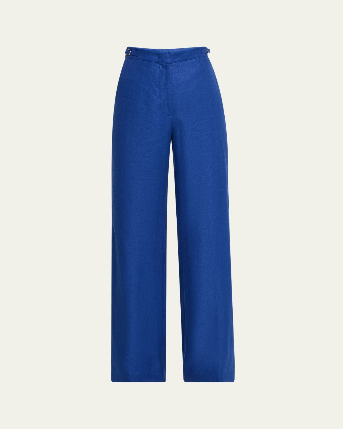 Gabriela Hearst Vesta Wide-Leg Linen Pants