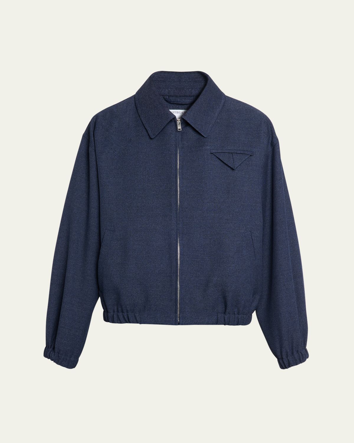 Bottega Veneta Men's Wool Triangle-Pocket Blouson