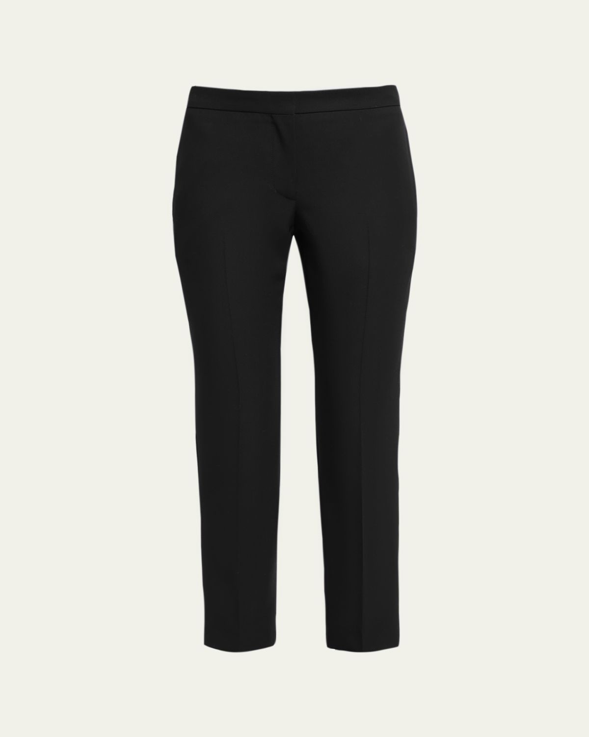 McQueen Cropped Cigarette Trousers