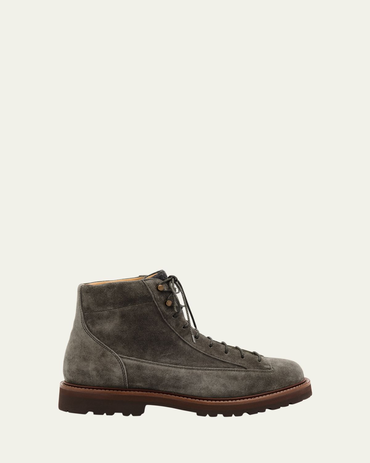 Brunello Cucinelli Men's Suede Urban Hiker Boots