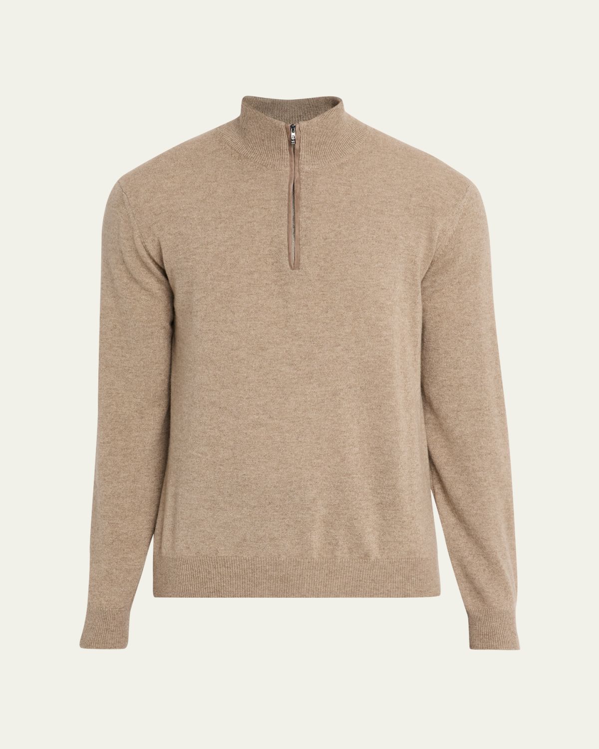 Fioroni Men's Cashmere Half-Zip Pullover
