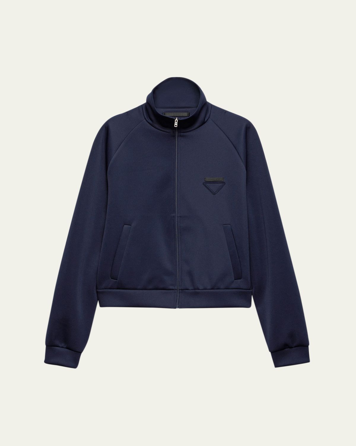 Prada Men's Techno Jersey Full-Zip Jacket