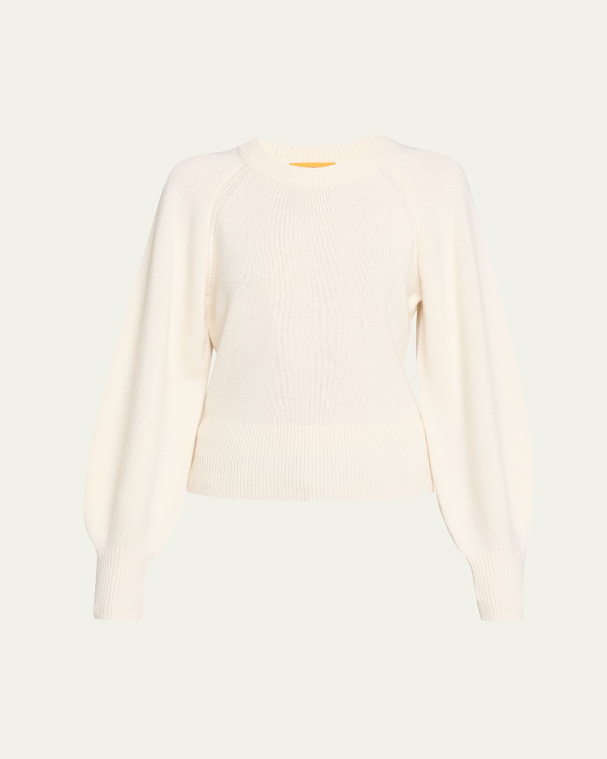 Guest in Residence Sculpted Crewneck Cashmere Sweater