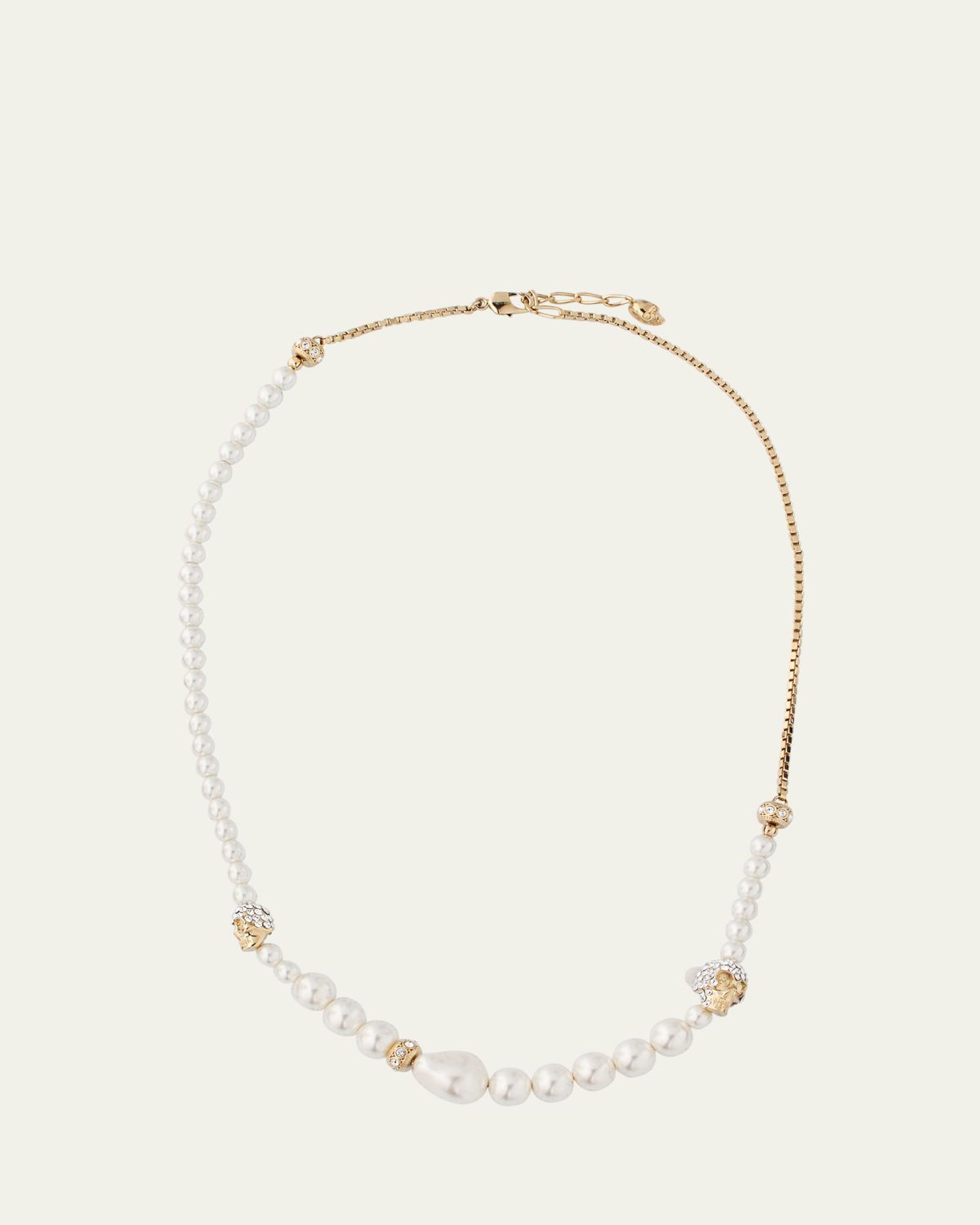 McQueen Pearly Skull Necklace | Thumbnail 5 McQueen Pearly Skull Necklace | Thumbnail 5