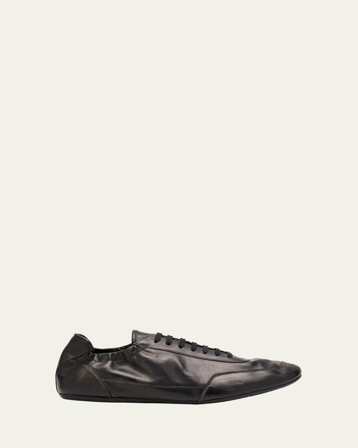 Prada Men's Collapse Leather Sneakers | Thumbnail 4 Prada Men's Collapse Leather Sneakers | Thumbnail 4