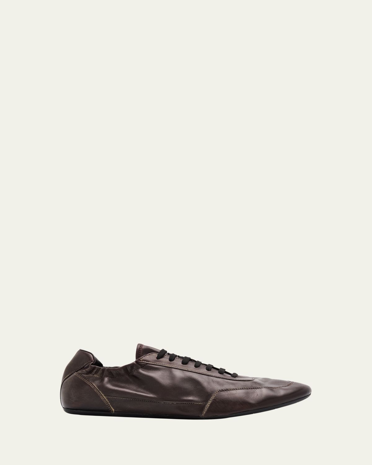 Prada Men's Collapse Leather Sneakers