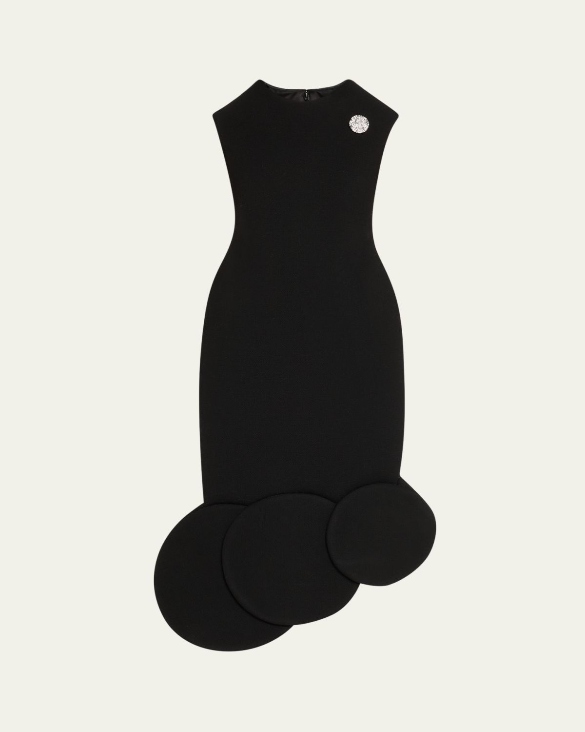 Marc Jacobs Runway Asymmetric Circle-Hem Sleeveless Midi Dress