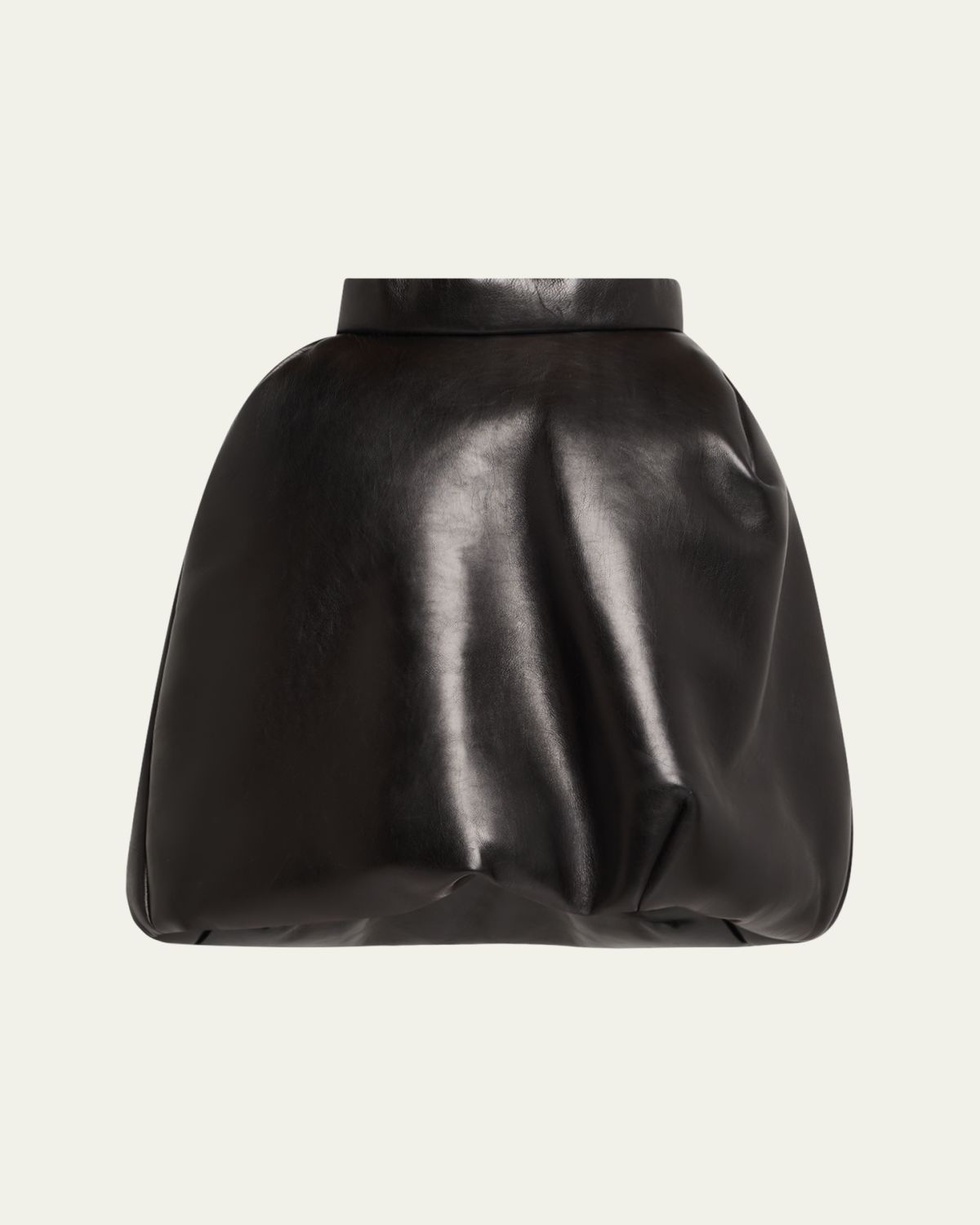 Marc Jacobs Runway Padded Leather Bubble Skirt