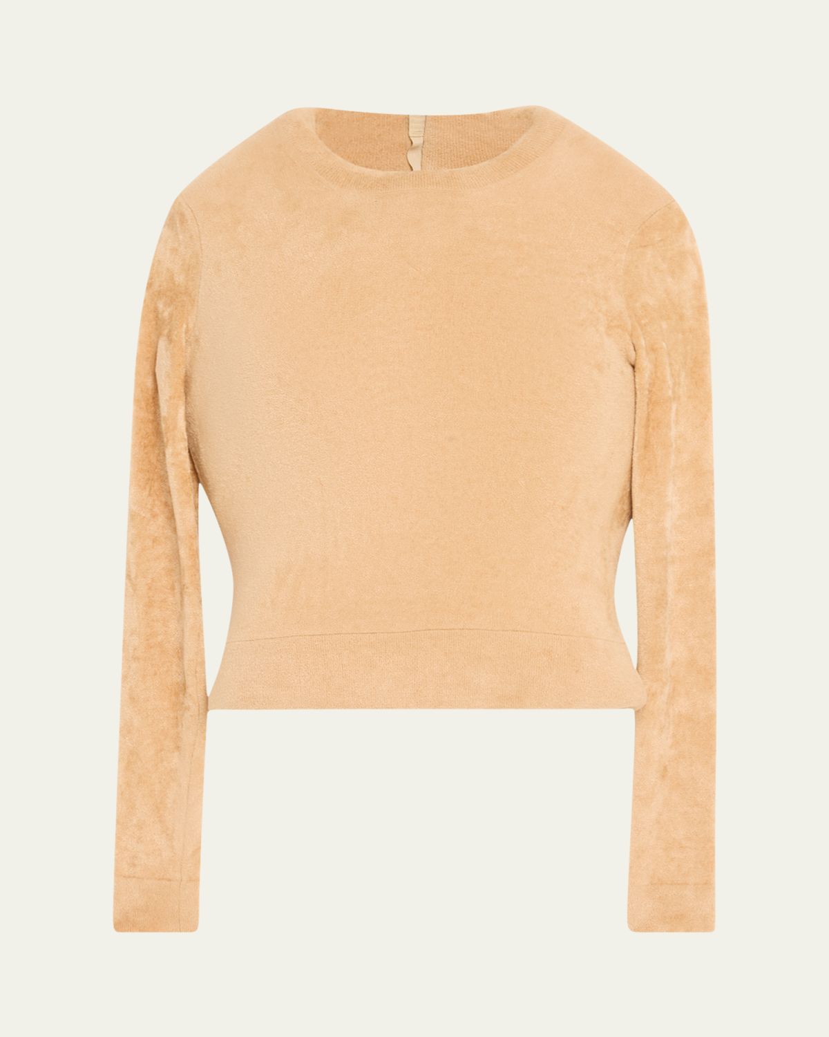 Marc Jacobs Runway Velvet Knit Padded Sweater
