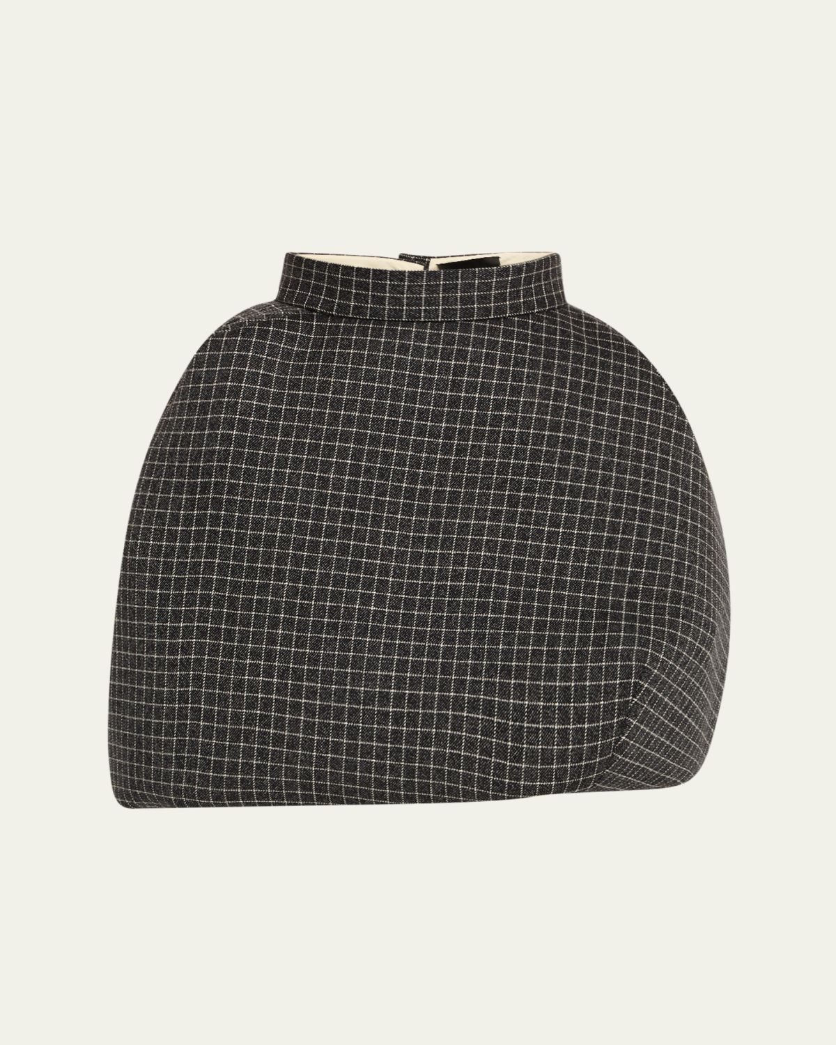 Marc Jacobs Runway Windowpane Check Padded Bubble Skirt