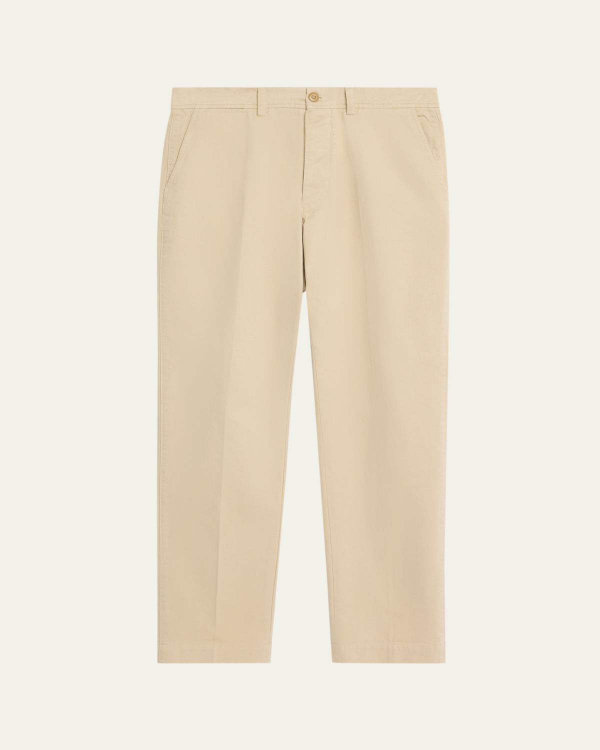 Officine Generale Men's Cotton Twill Straight Fit Five-Pocket Pants