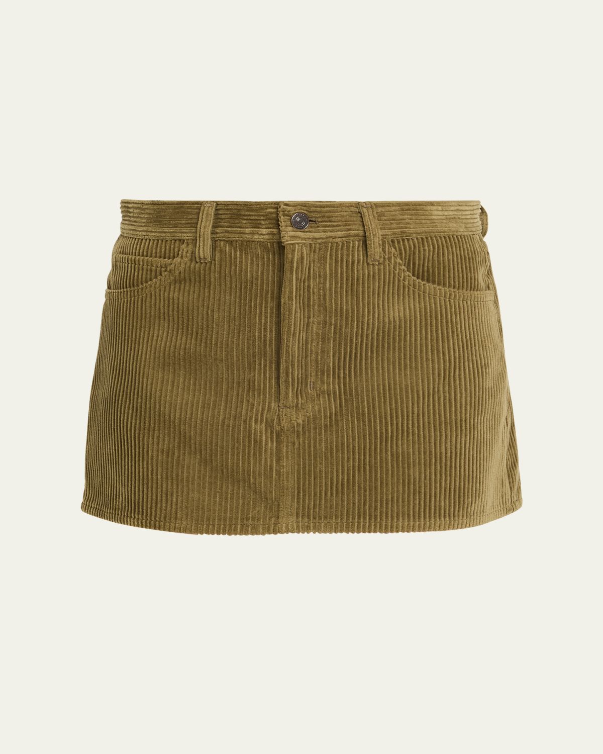 FRAME The Corduroy Mini Skirt