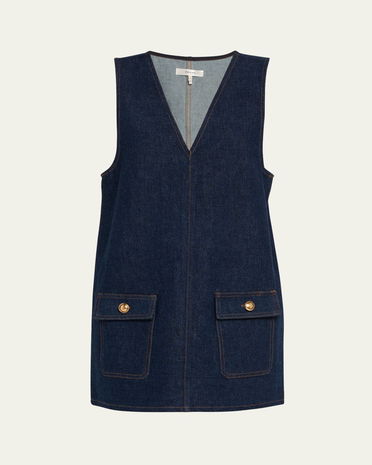 FRAME The Pinafore Mini Dress