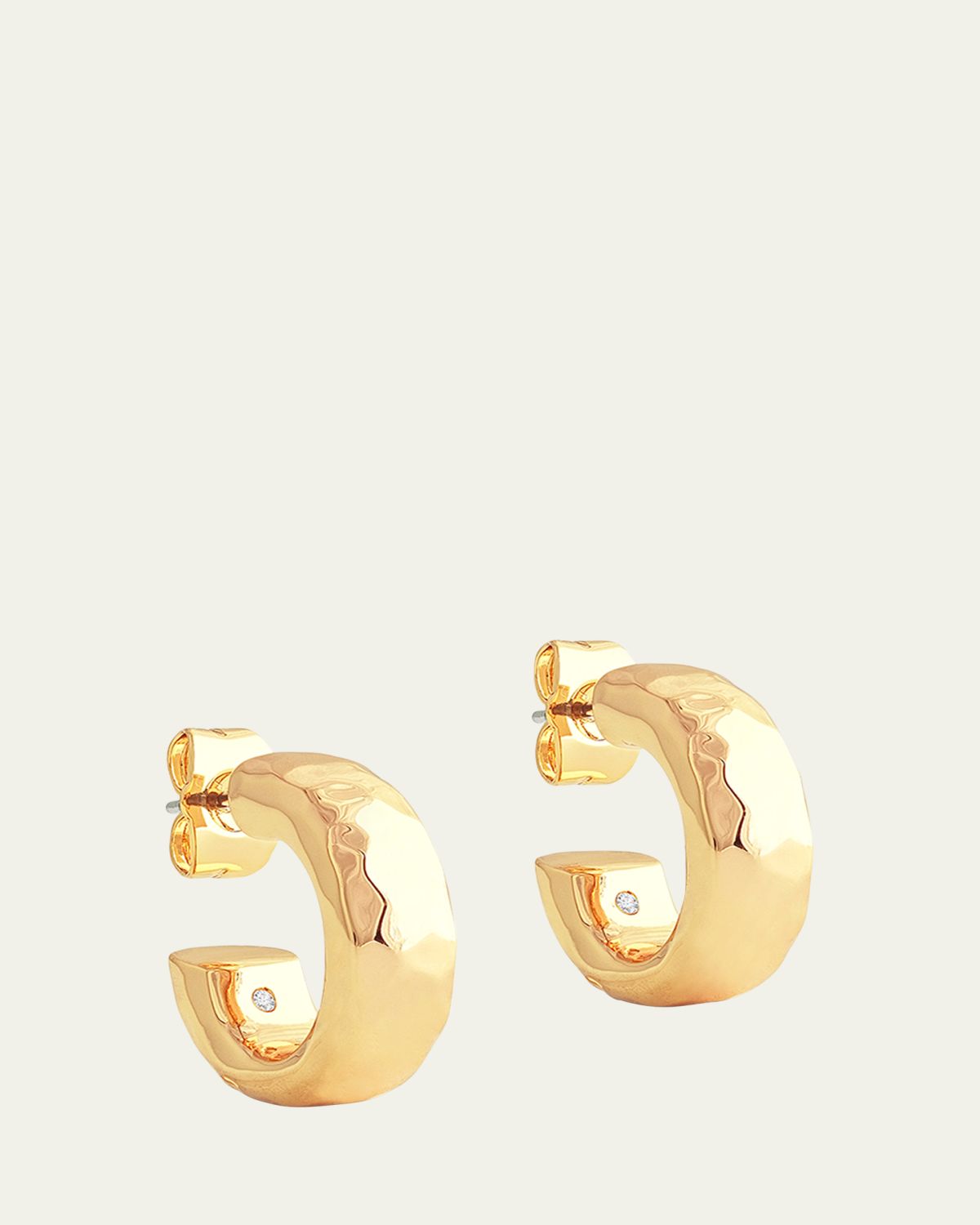 Anabel Aram Jewelry Farrier Huggie Hoop Earrings | Thumbnail 4