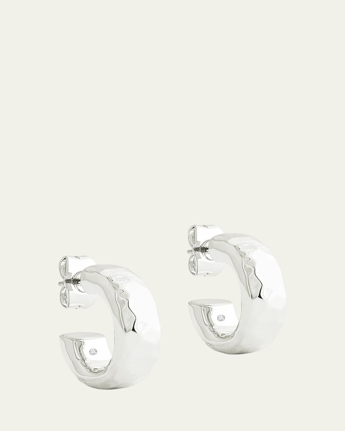 Anabel Aram Jewelry Farrier Huggie Hoop Earrings | Thumbnail 4