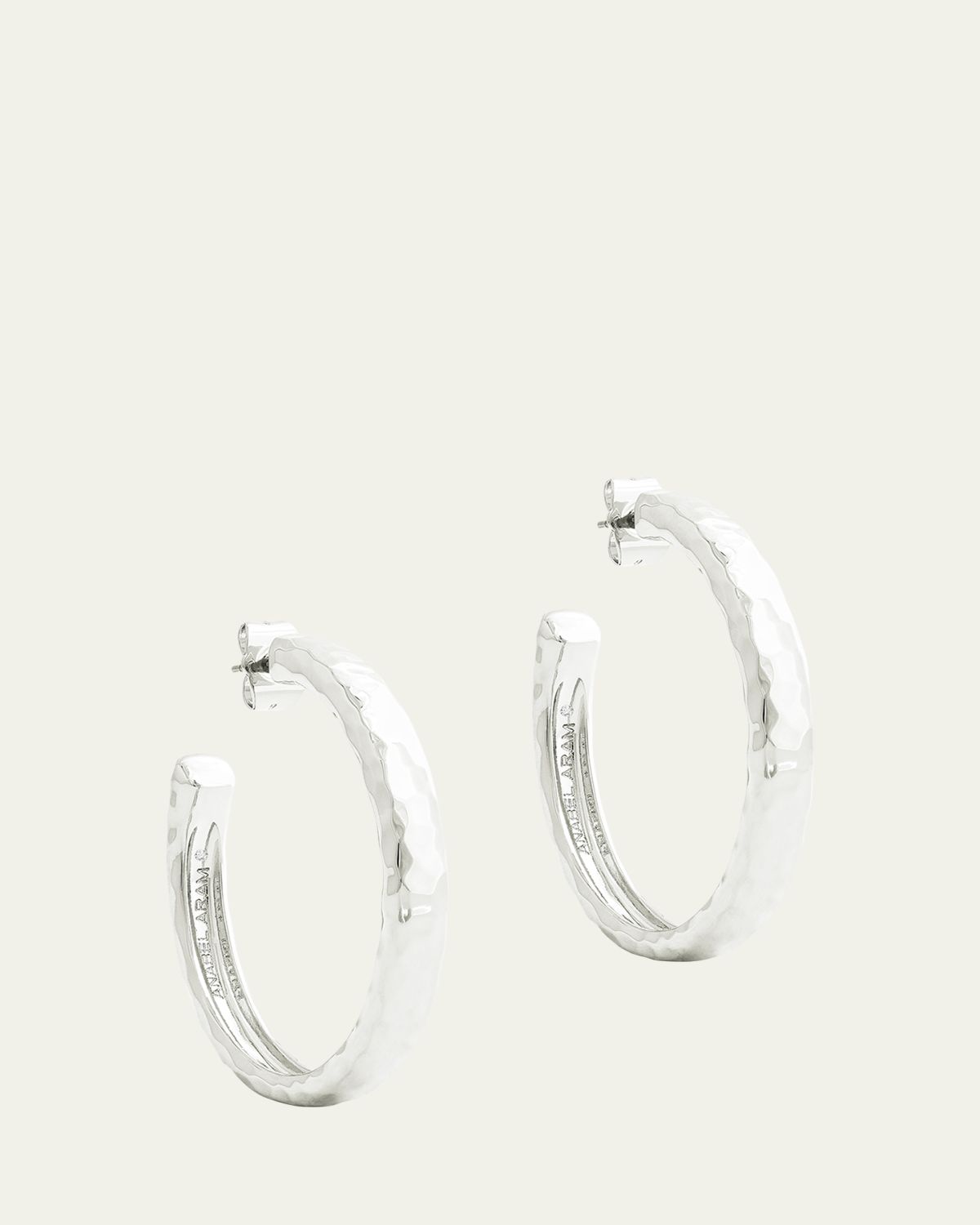 Anabel Aram Jewelry Farrier Medium Hoop Earrings | Thumbnail 4