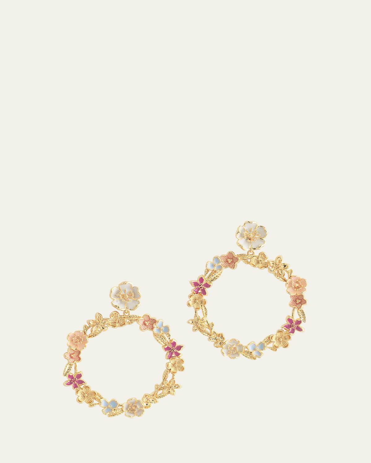 Anabel Aram Jewelry Wildflowers Gathered Hoop Earrings | Thumbnail 5