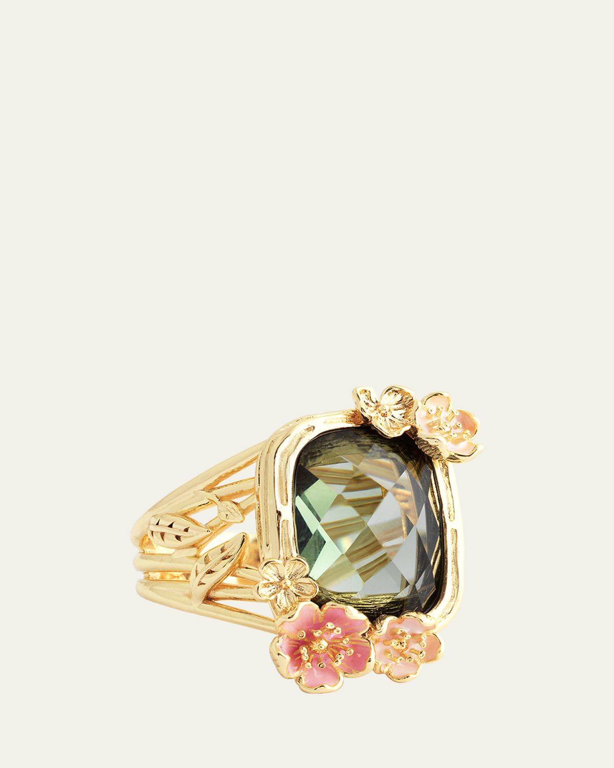 Anabel Aram Jewelry Wildflowers Stone Statement Ring