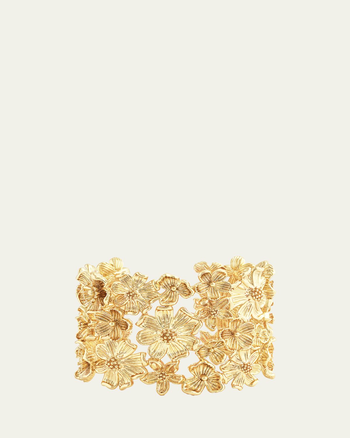 Anabel Aram Jewelry Wildflowers Wide Cuff Bracelet | Thumbnail 4