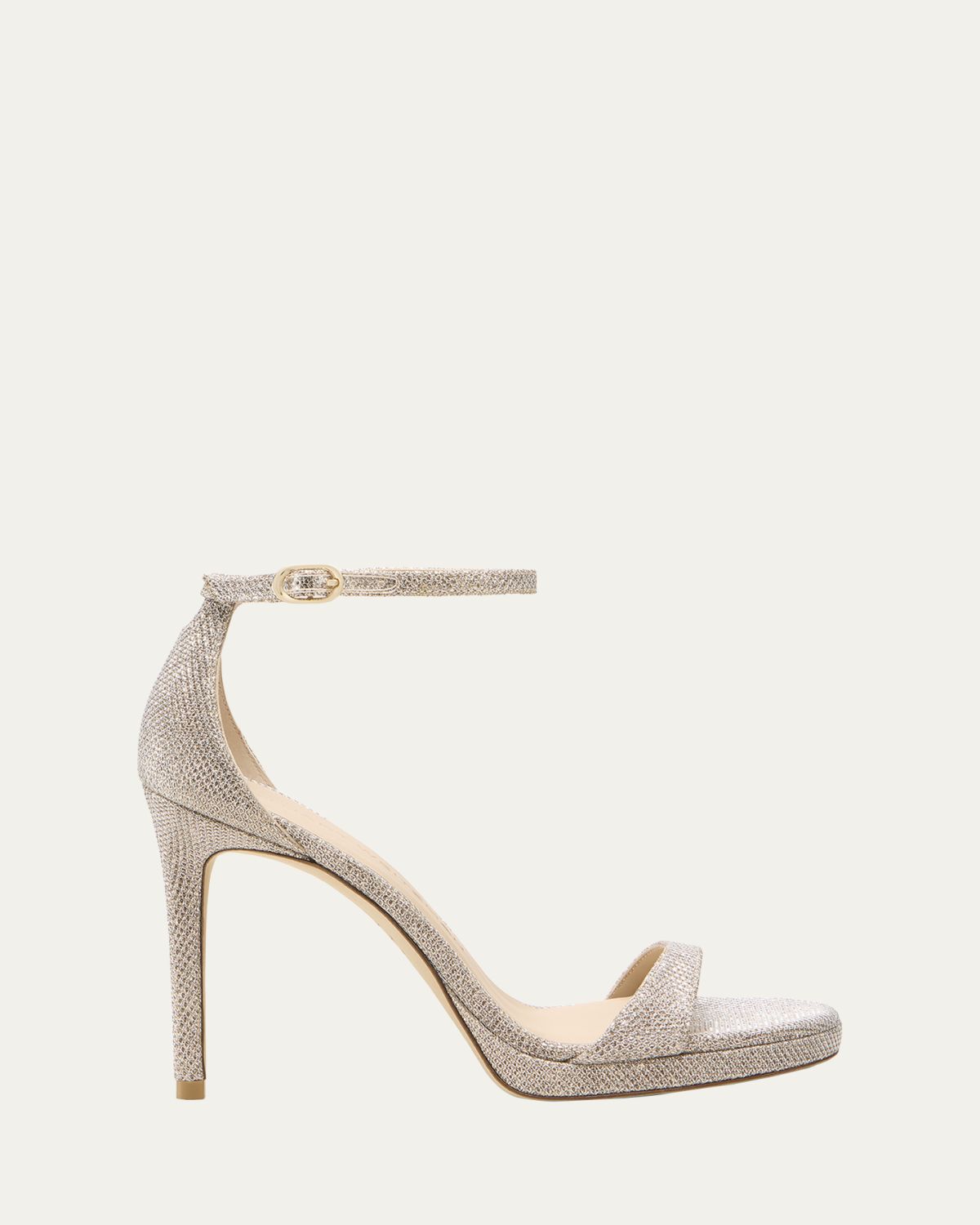 Stuart Weitzman Nudist Metallic Ankle-Strap Platform Sandals | Thumbnail 5 Stuart Weitzman Nudist Metallic Ankle-Strap Platform Sandals | Thumbnail 5