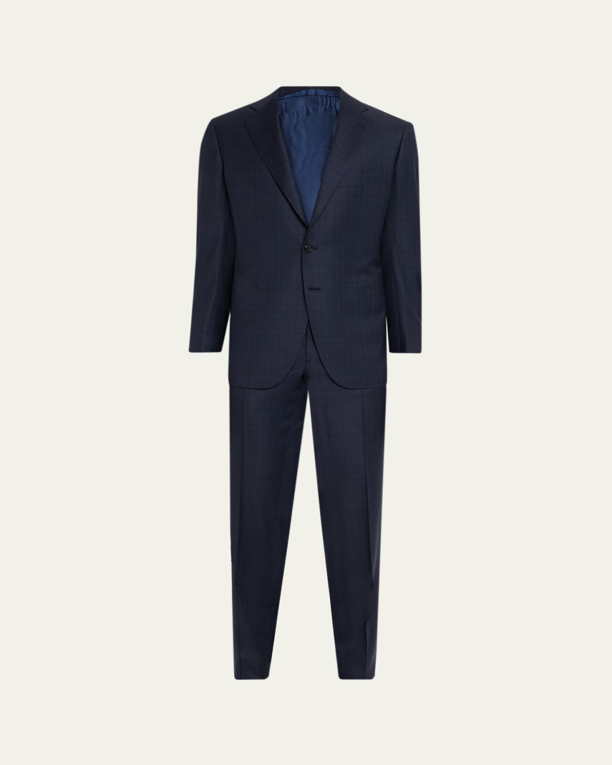 Cesare Attolini Men's Wool Chevron 130 Two-Piece Suit