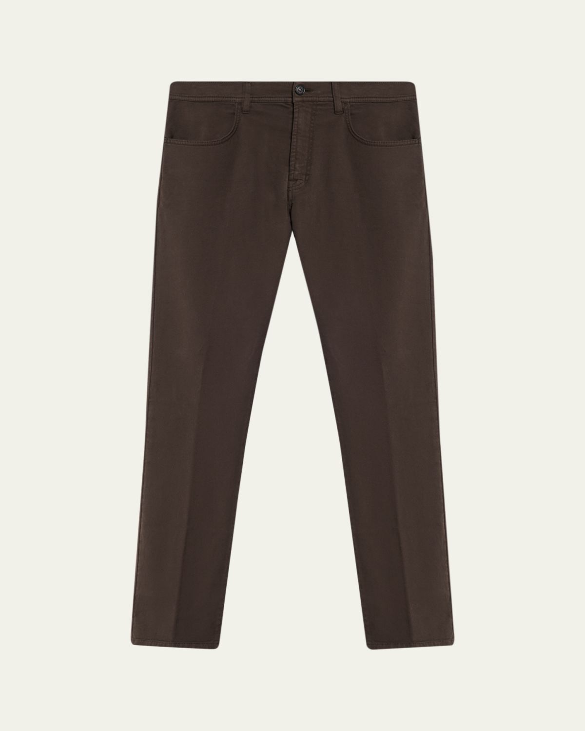 Cesare Attolini Men's Cotton and Cashmere Slim Five-Pocket Pants