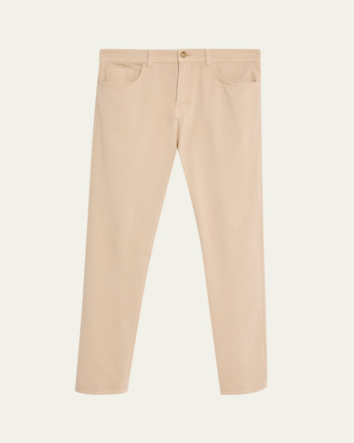 Cesare Attolini Men's Cotton and Cashmere Slim Five-Pocket Pants | Thumbnail 10 Cesare Attolini Men's Cotton and Cashmere Slim Five-Pocket Pants | Thumbnail 10