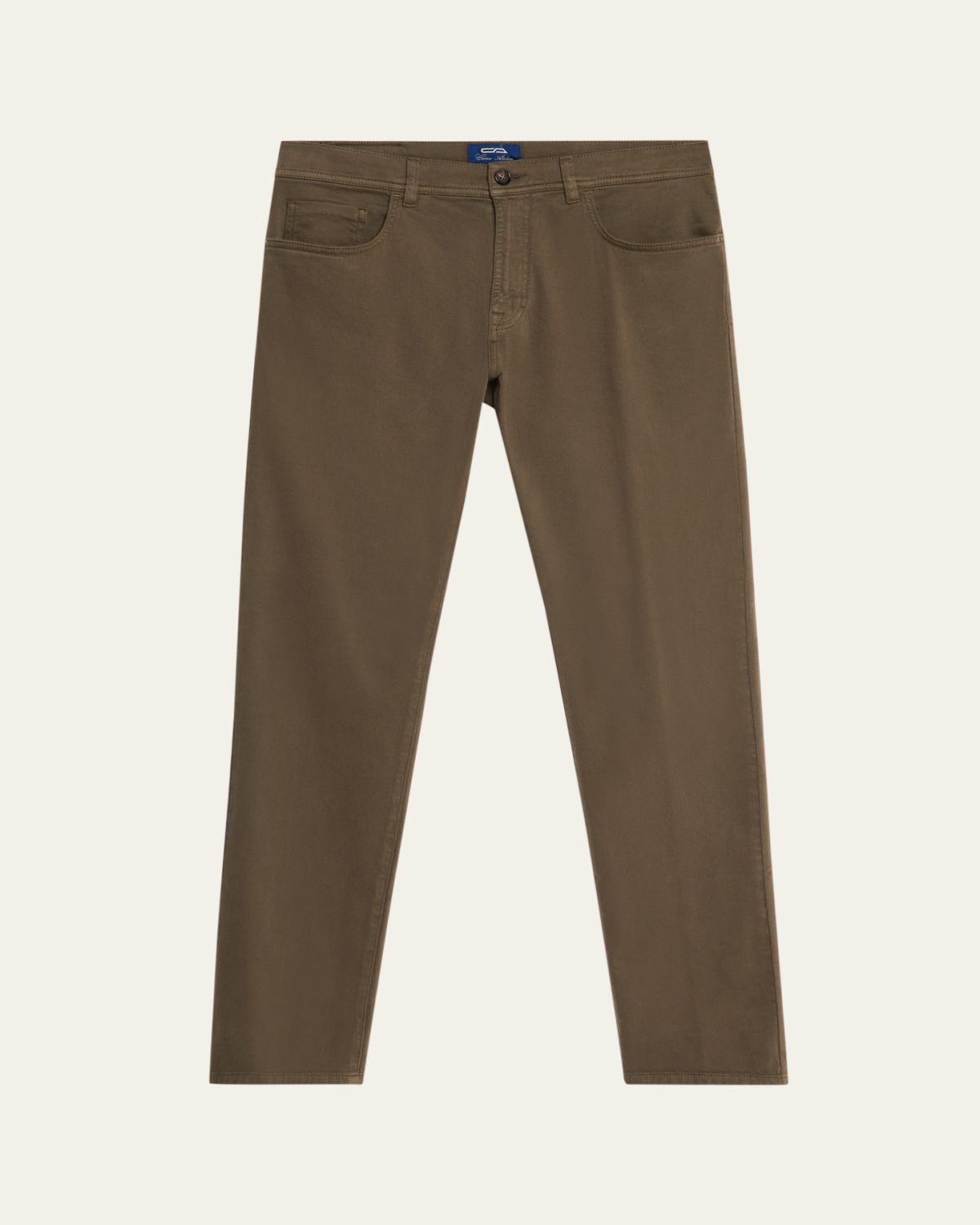 Cesare Attolini Men's Cotton and Cashmere Slim Five-Pocket Pants | Thumbnail 10 Cesare Attolini Men's Cotton and Cashmere Slim Five-Pocket Pants | Thumbnail 10
