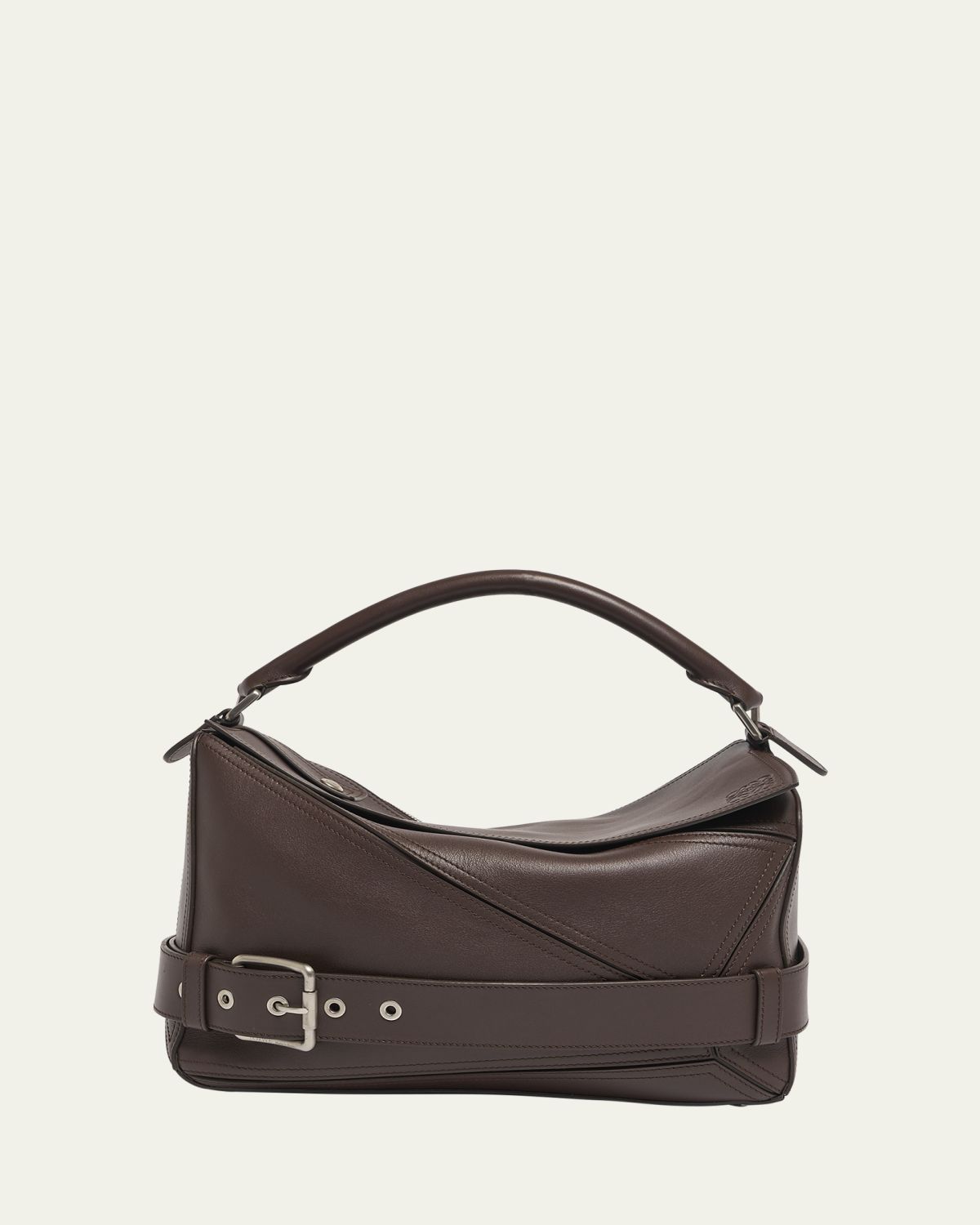 Loewe Men's Large Leather Biker Puzzle Shoulder Bag | Thumbnail 6