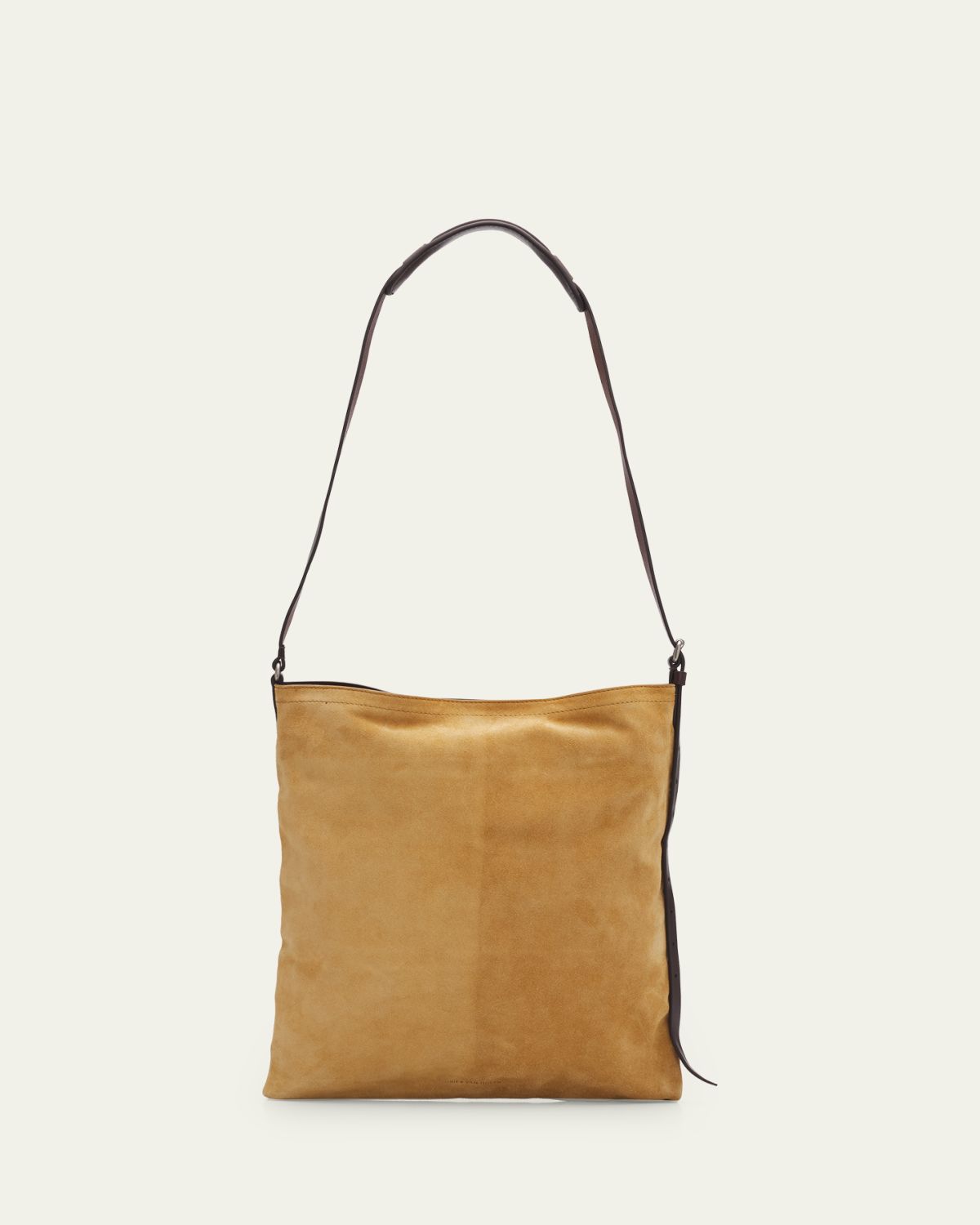 Dries Van Noten Men 's Leather-Trimmed Suede Crossbody Bag