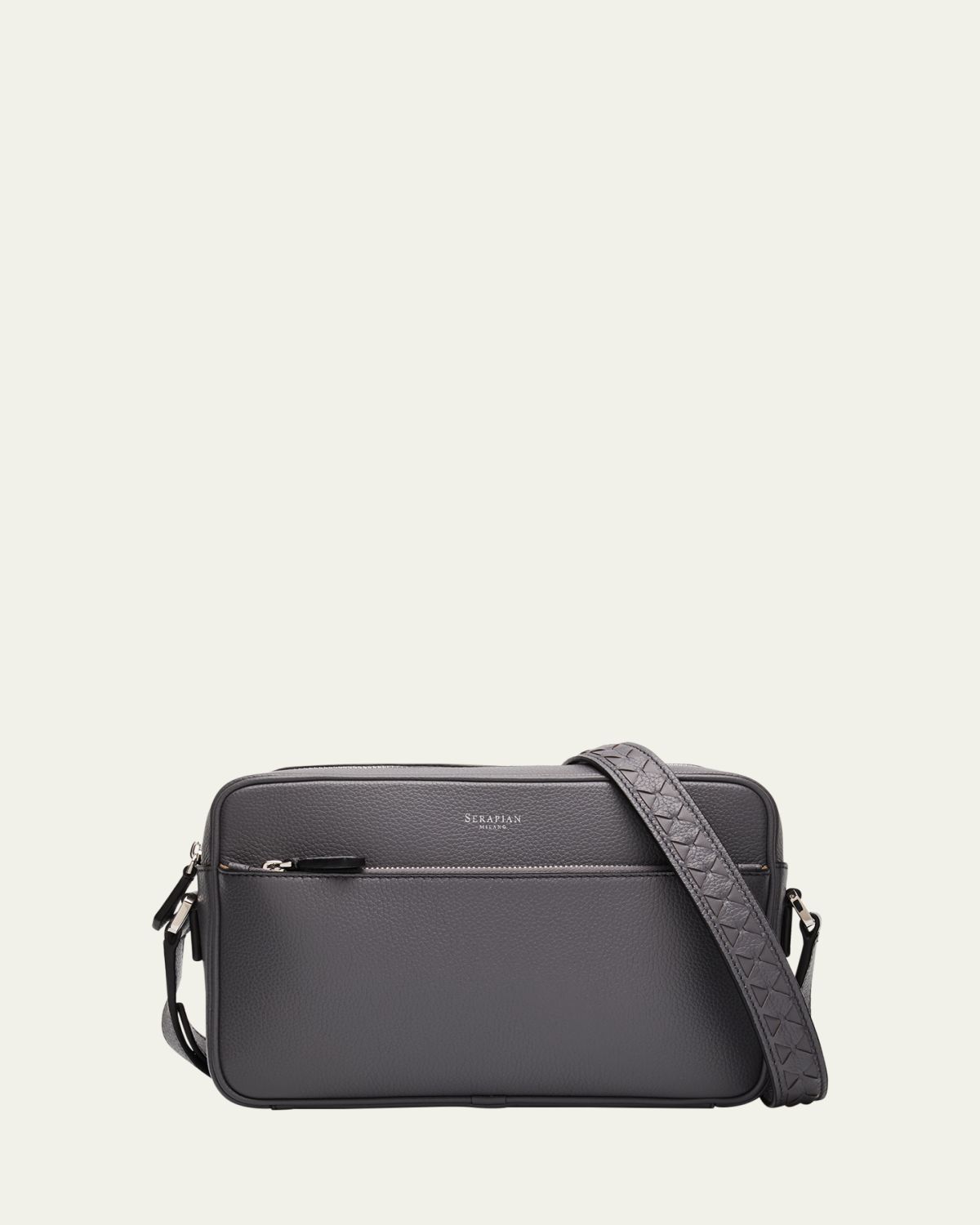 Serapian Men's East/West Cachemire Mosaico Crossbody Bag