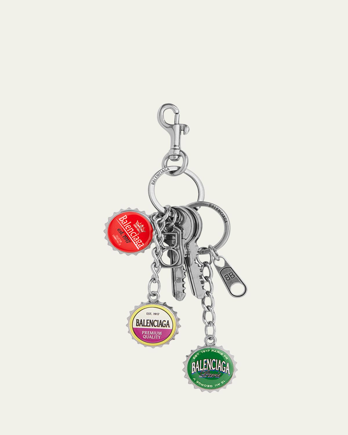 Balenciaga Men's Keyring Bottle Caps