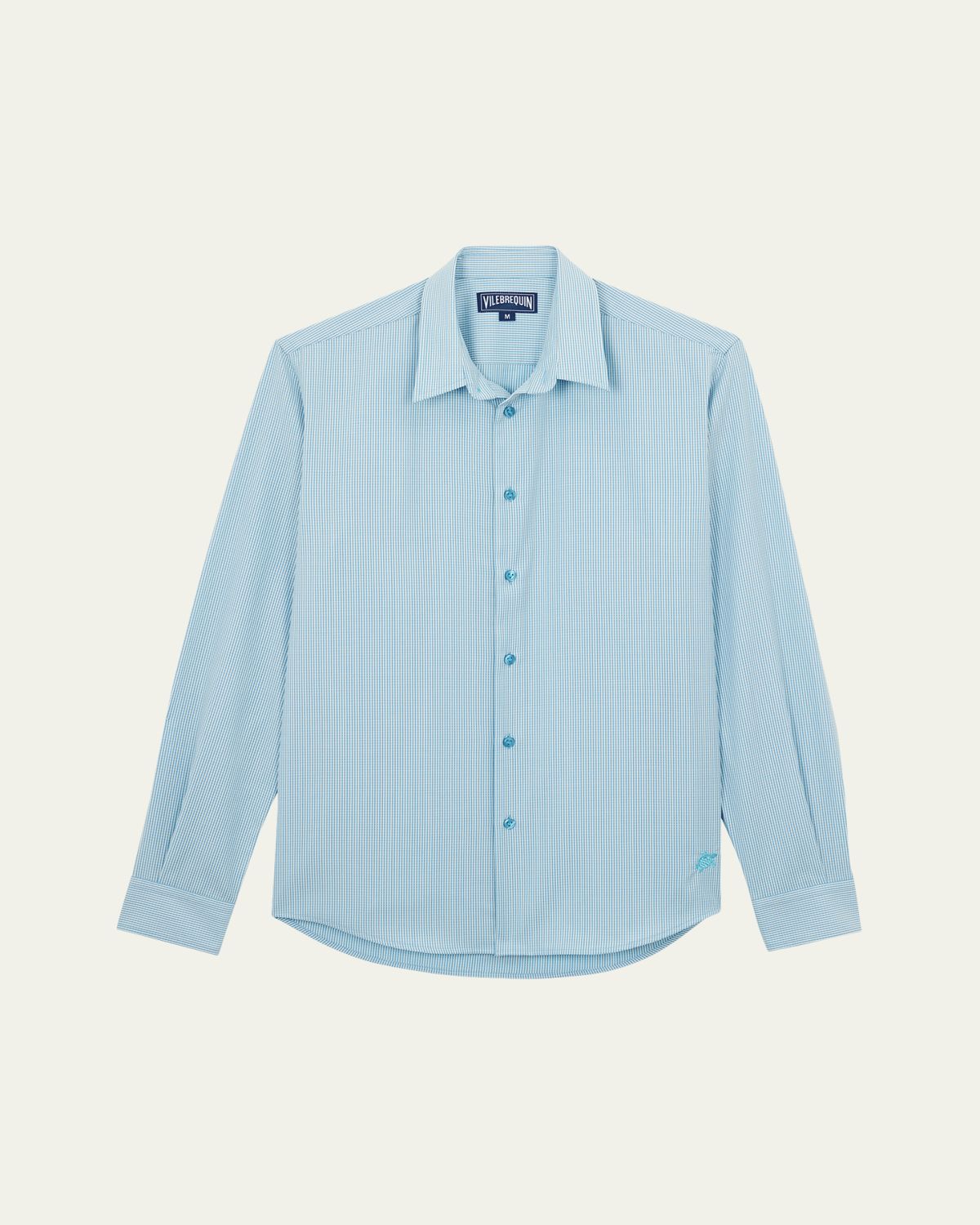 Vilebrequin Men's Wool Micro Rayures Sport Shirt - Women's Clothing