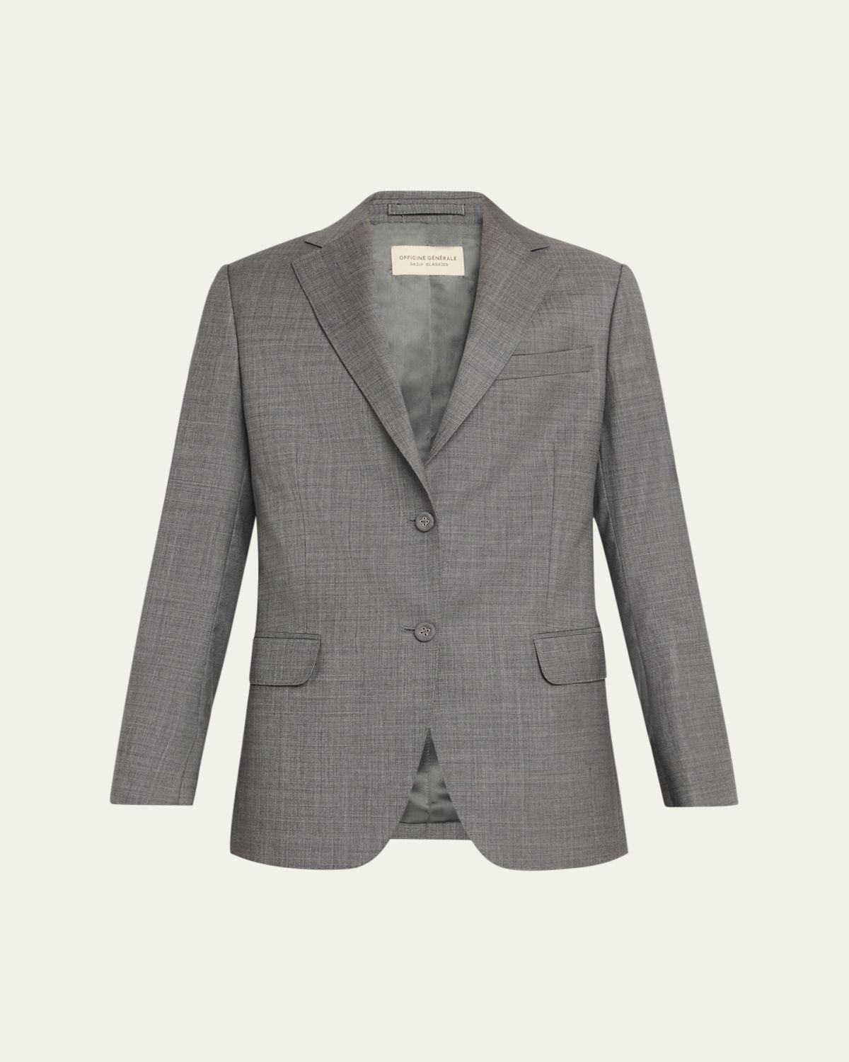 Officine Generale Charlene Single-Breasted Jacket